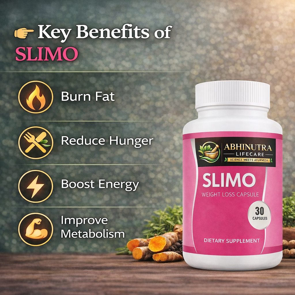 🌿 SLIMO Weight Loss Capsule – Natural Fat Burn Support