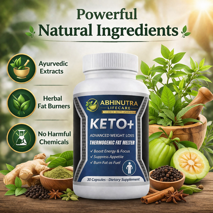 KETO+ Advanced Weight Loss Capsules | Thermogenic Fat Burner | Energy & Appetite Control