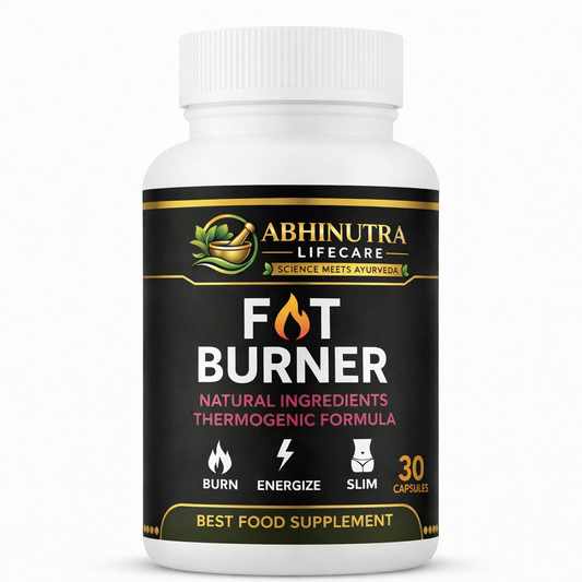 🔥 FAT BURNER – Natural Thermogenic Weight Loss Capsules | Boost Energy & Burn Stubborn Fat