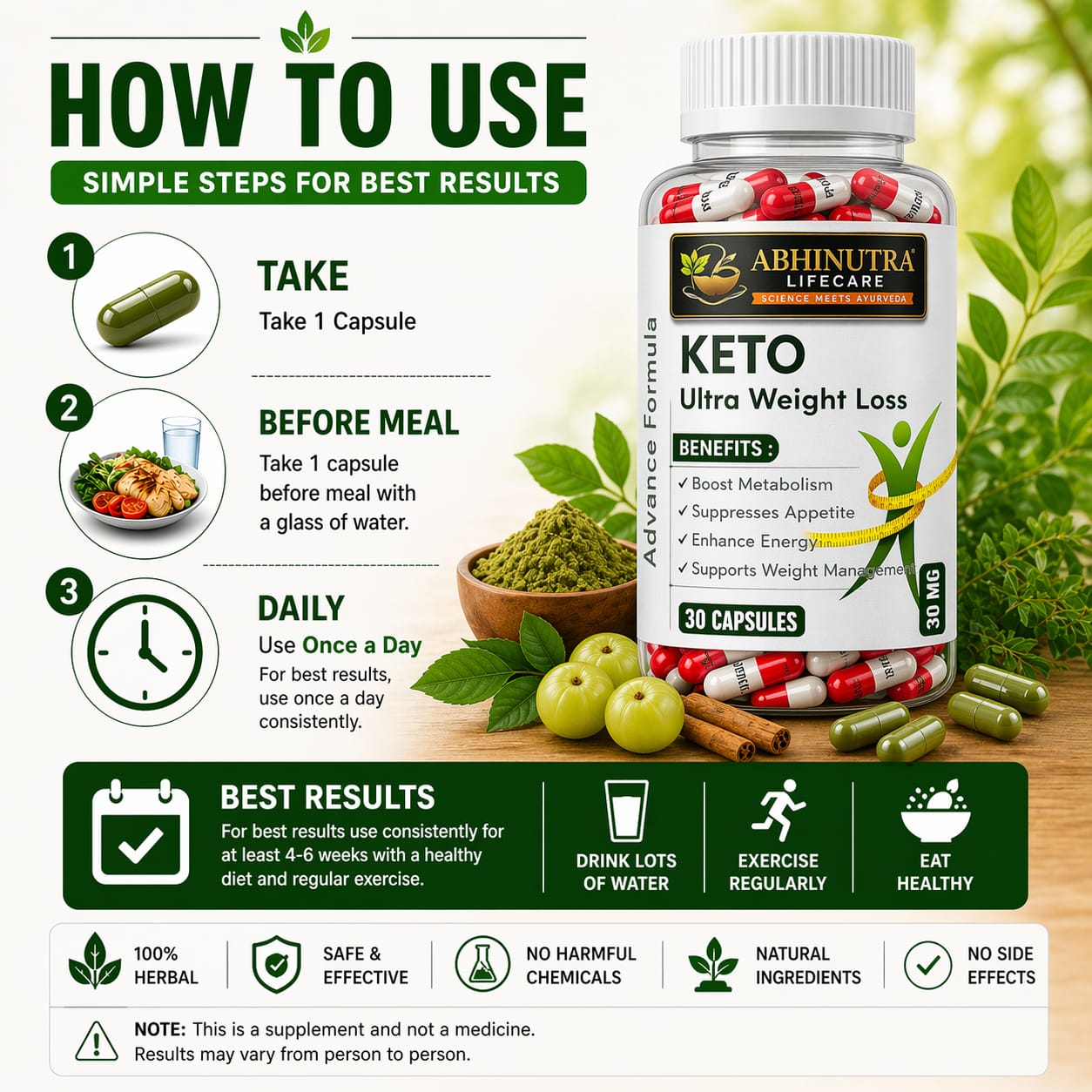 🛒 KETO Ultra Weight Loss Capsules – Advanced Fat Burn Formula
