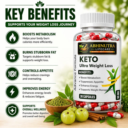 🛒 KETO Ultra Weight Loss Capsules – Advanced Fat Burn Formula