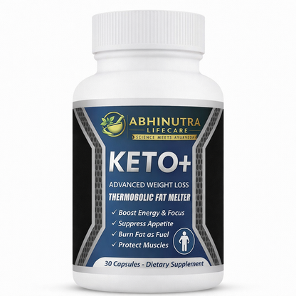 KETO+ Advanced Weight Loss Capsules | Thermogenic Fat Burner | Energy & Appetite Control