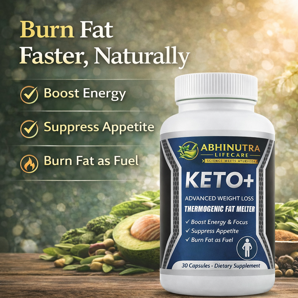 KETO+ Advanced Weight Loss Capsules | Thermogenic Fat Burner | Energy & Appetite Control