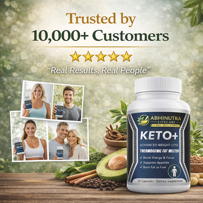 KETO+ Advanced Weight Loss Capsules | Thermogenic Fat Burner | Energy & Appetite Control