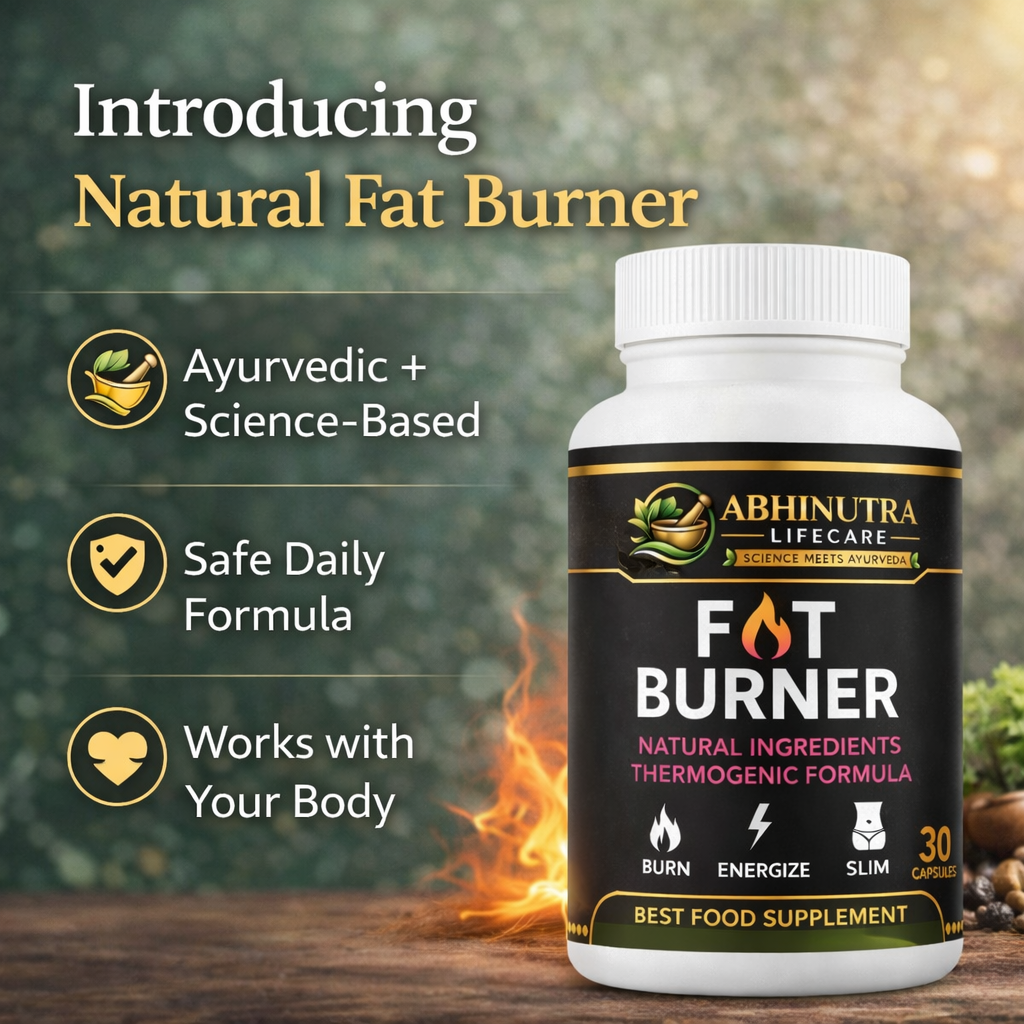 🔥 FAT BURNER – Natural Thermogenic Weight Loss Capsules | Boost Energy & Burn Stubborn Fat