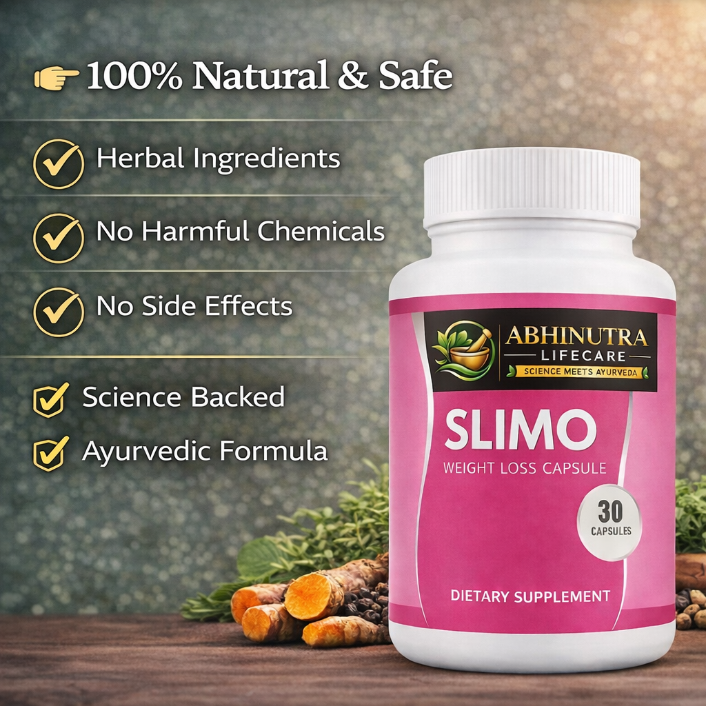 🌿 SLIMO Weight Loss Capsule – Natural Fat Burn Support